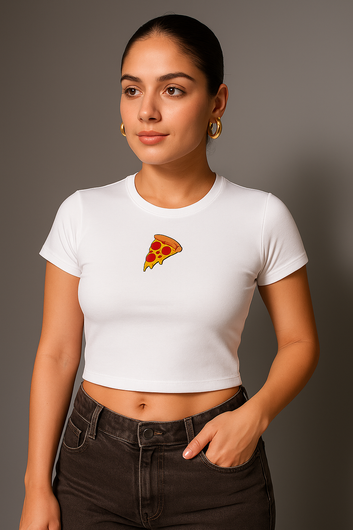 A Slice Affair Embroidery Baby Tee