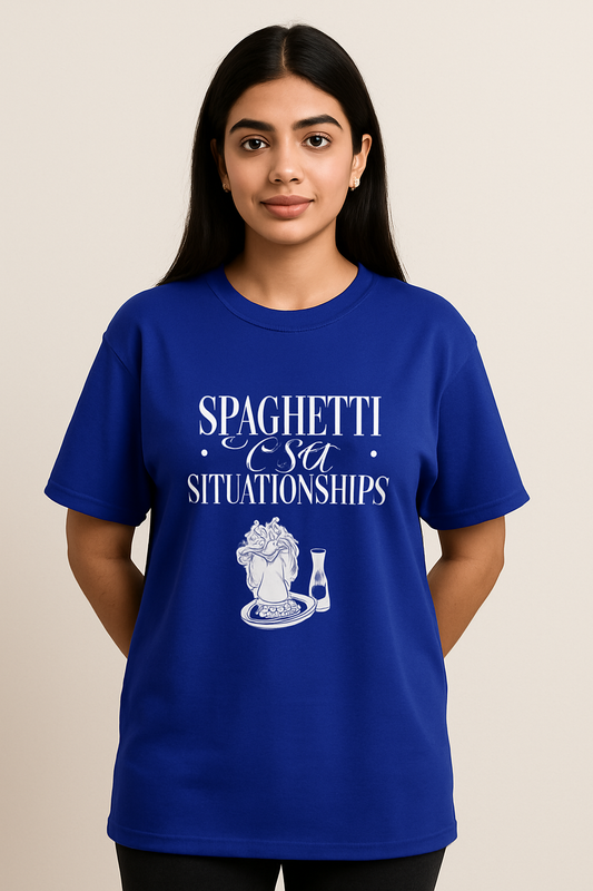 SPAGHETTI > SITUATIONSHIPS OVERSIZED T-SHIRT