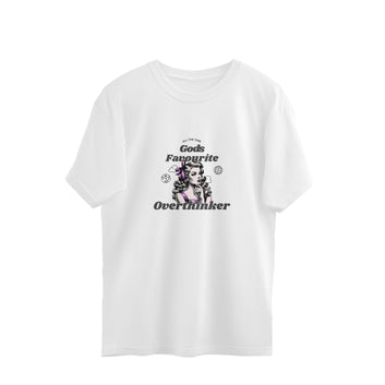 God's Favourite Overthinker Oversized T-Shirt