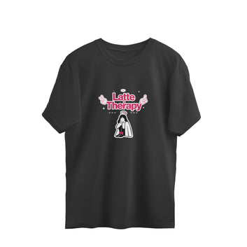 LATTE>THERAPY OVERSIZED T-SHIRT